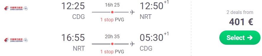 paris tokyo japan