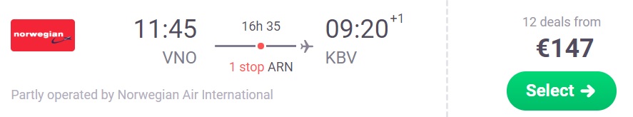 vilnius krabi