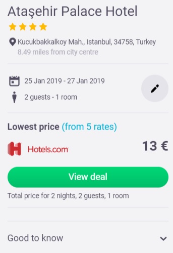 cheap hotel room in istanbul