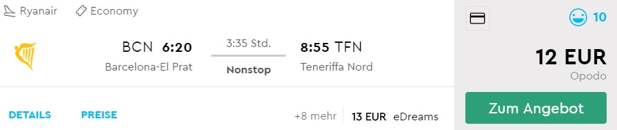 barcelona tenerife