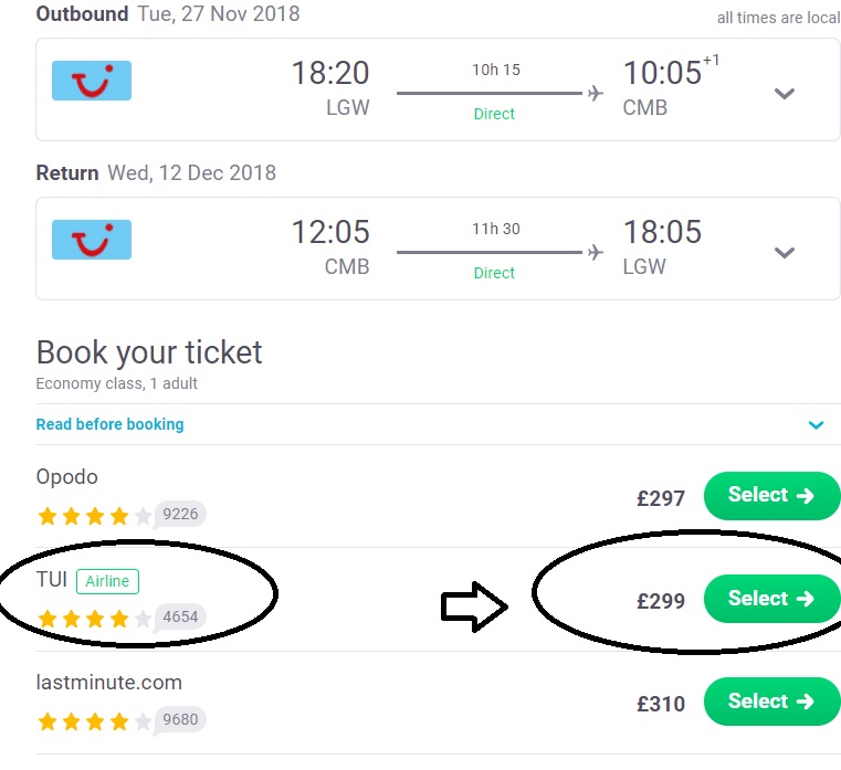 Cheap flights from London to SRI LANKA TravelFree