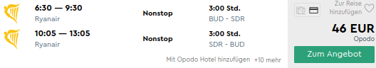budapest to santander