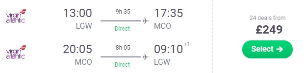 cheap flights london orlando
