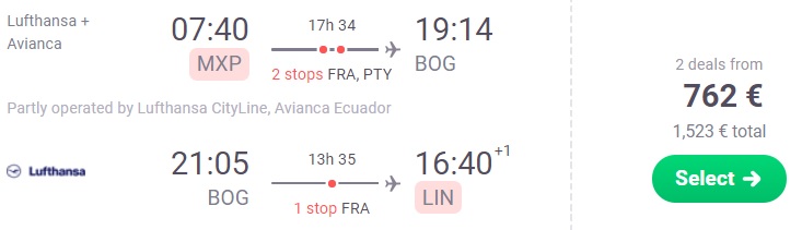 milan bogota