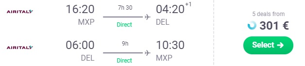 milan delhi