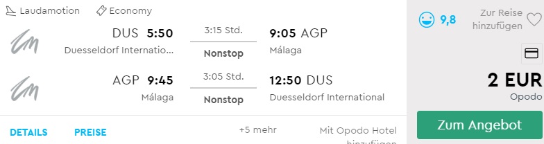 dusseldorf malaga