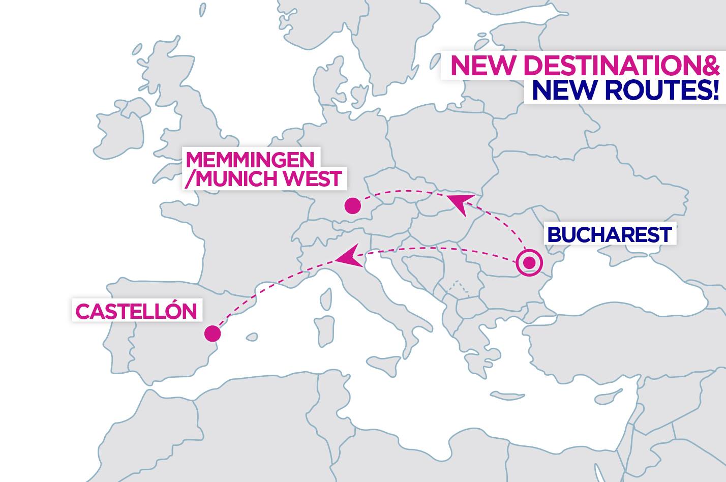 new wizzair routes from bucharest romania