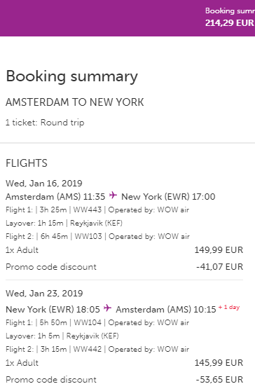 WOWAIR XMAS SALE