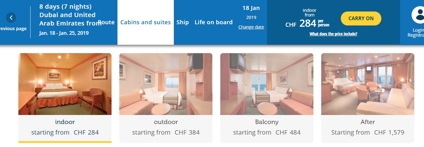 Full Board cruise from Dubai around Persian Gulf