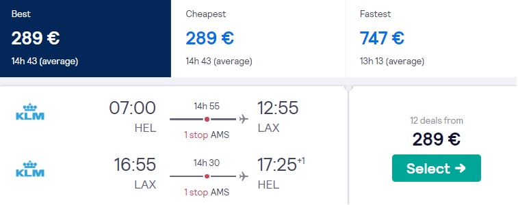 cheap flights helsinki los angeles