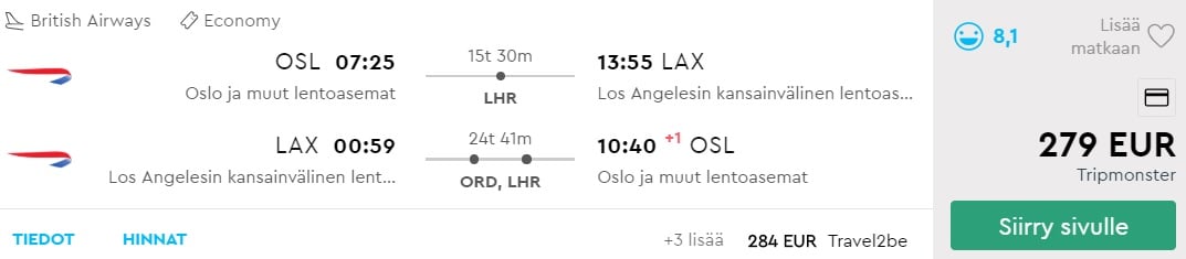 oslo los angeles
