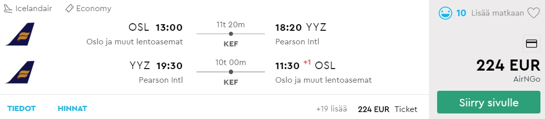 oslo toronto
