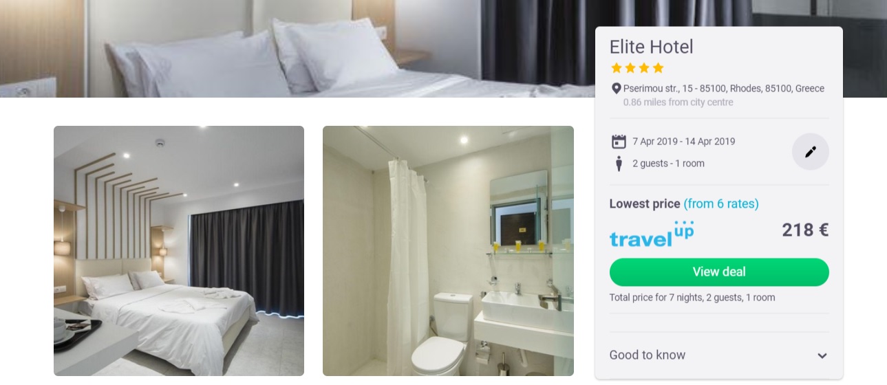 rhodes accommodation