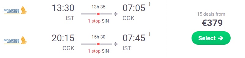 cheap flights istanbul jakarta indonesia