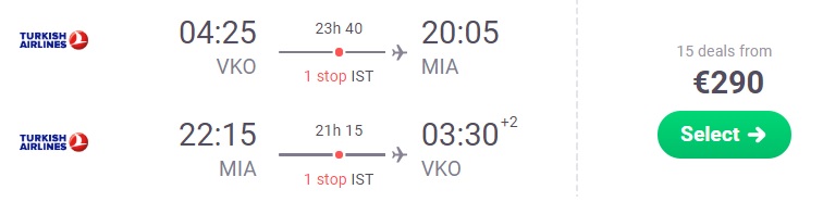 cheap flights moscow miami