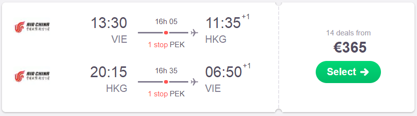 cheap flights to hong kong