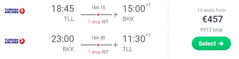tallinn bangkok thailand