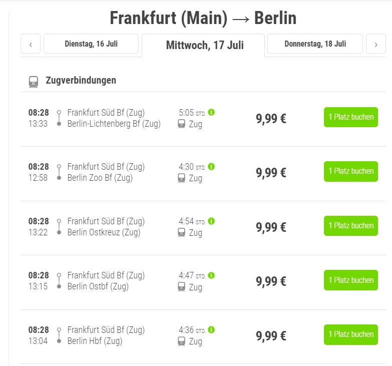 FLIXTRAIN DISCOUNT Train tickets in Germany - TravelFree