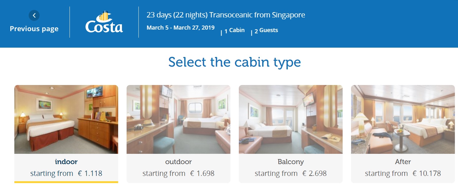 cruise singapore france europe