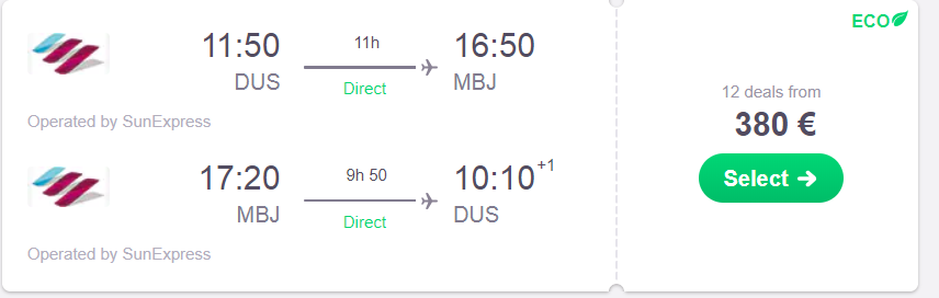 cheap flights to jamaica