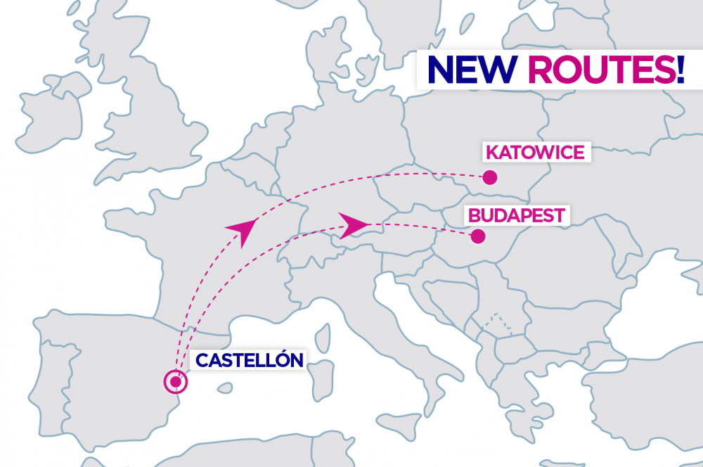 wizzair new routes spain