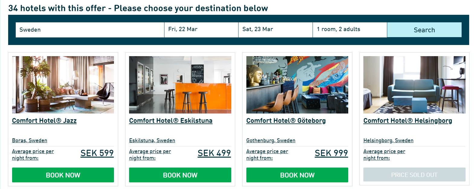 Nordic Choice Hotels PROMO