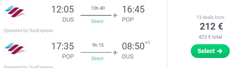 last minute dusseldorf dominican republic