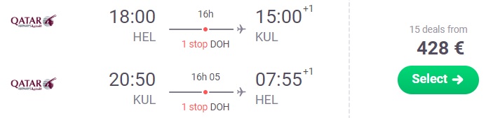 cheap flights helsinki kuala lumpur malaysia