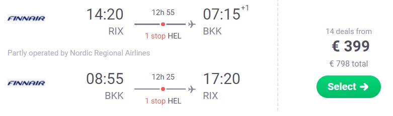 cheap flights riga bangkok thailand