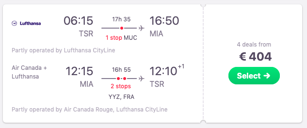 Flights from Timisoara, Romania to Miami, Florida, USA