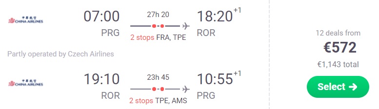 cheap flights prague palau