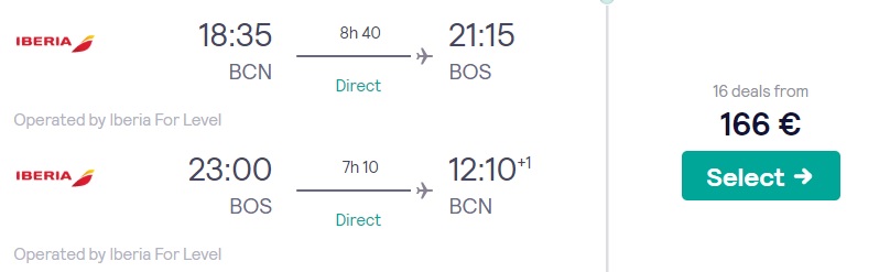 cheap flights barcelona boston