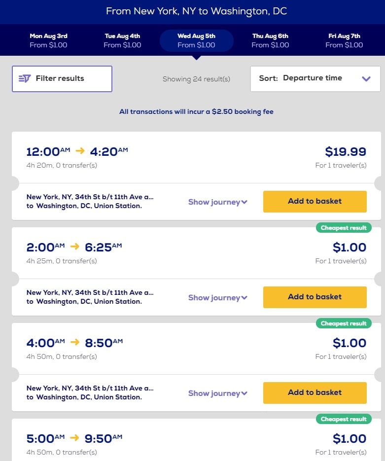 megabus baggage policy