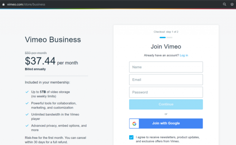 vimeo discount code 2025