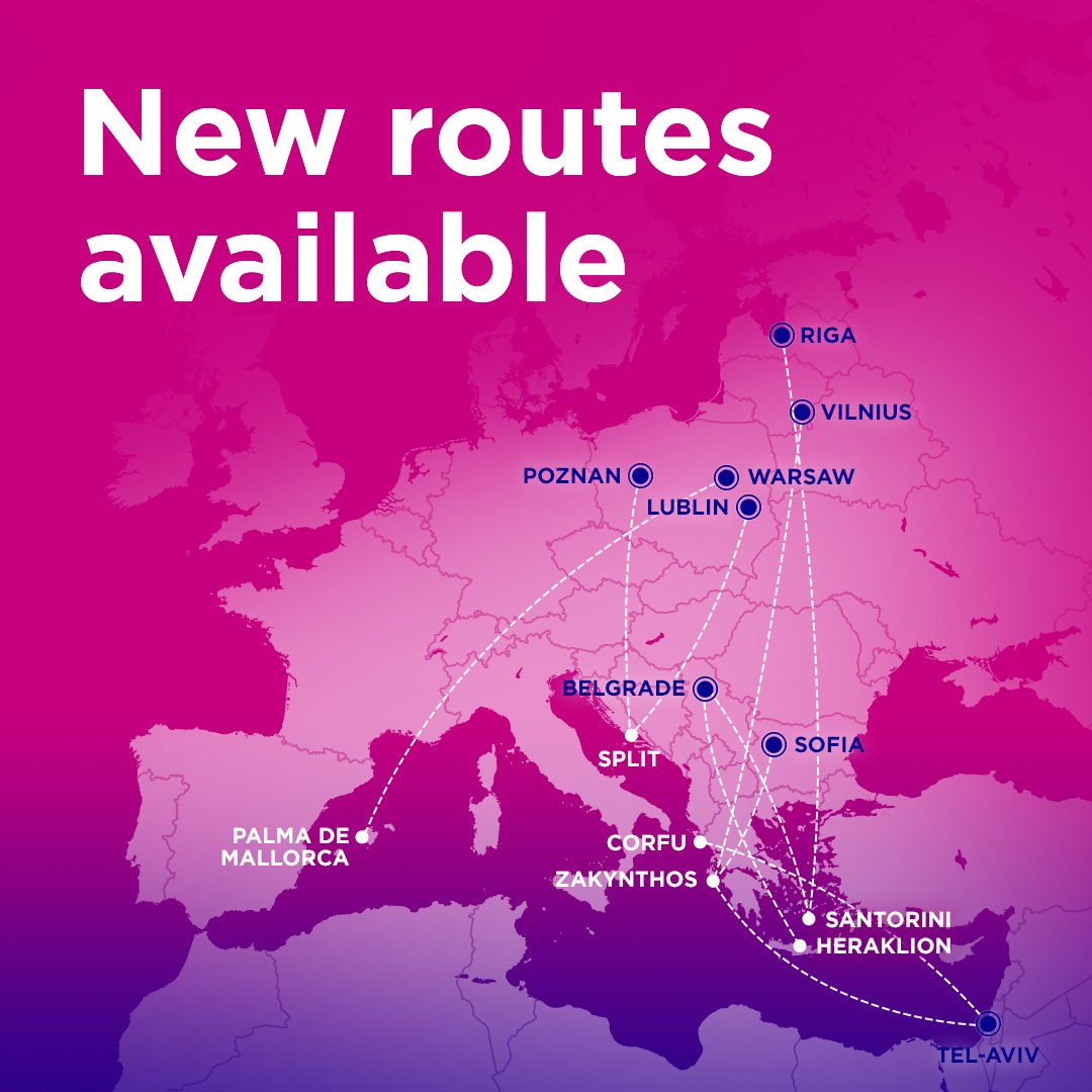wizz air new routes across europe