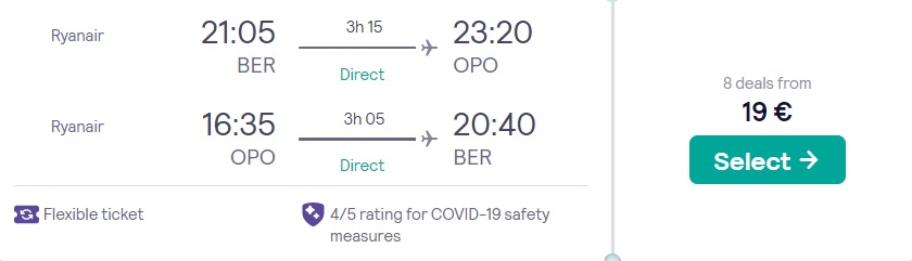 cheap flights berlin porto
