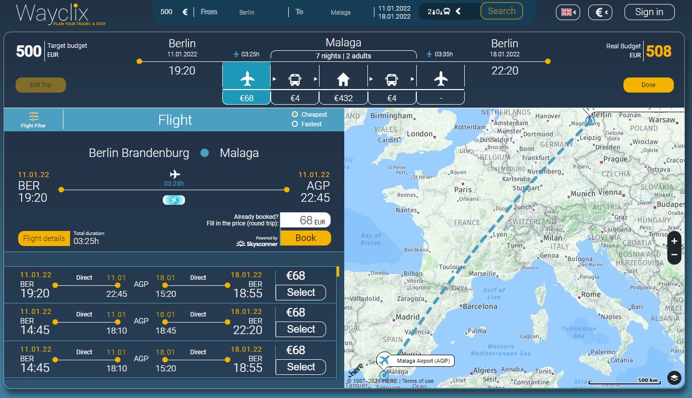 wayclix flights