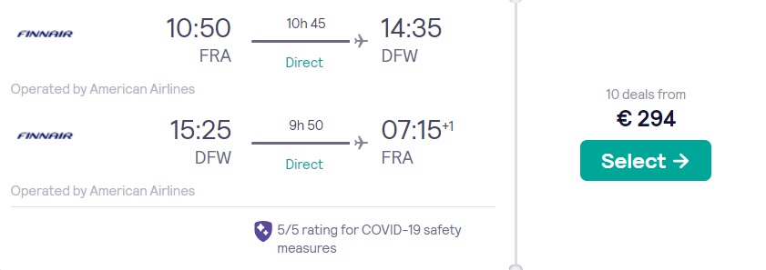 cheap flights frankfurt dallas