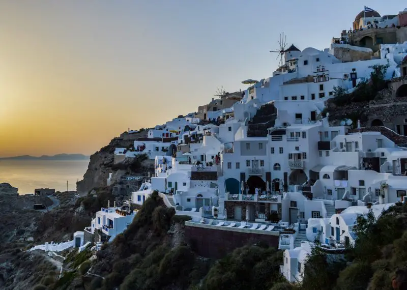 Watch the Sunset in Oia