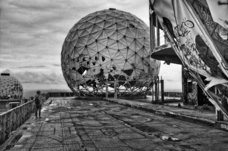 Former US Spy Station at Teufelsberg Berlin