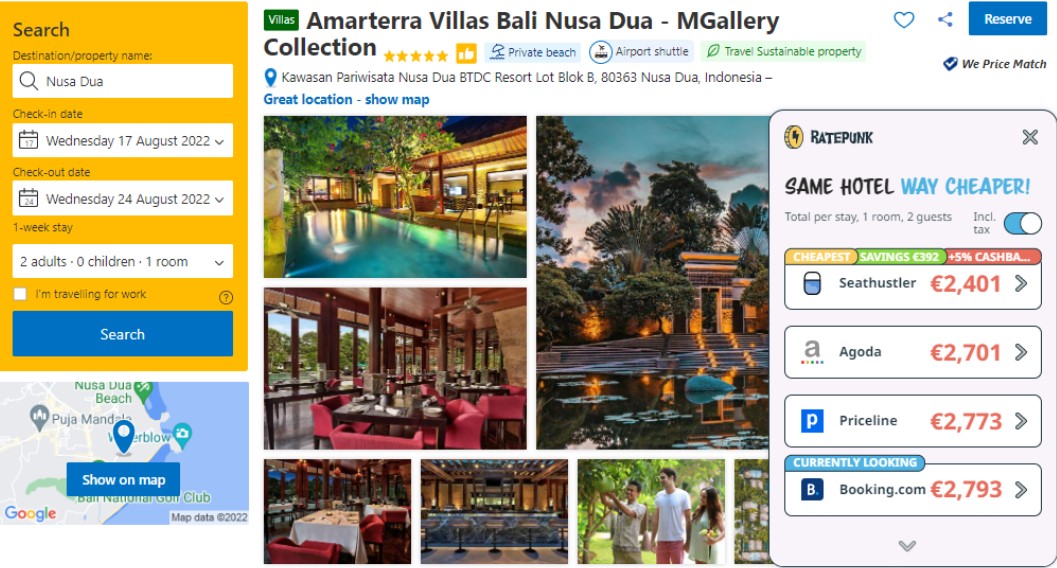 bali high season hotel