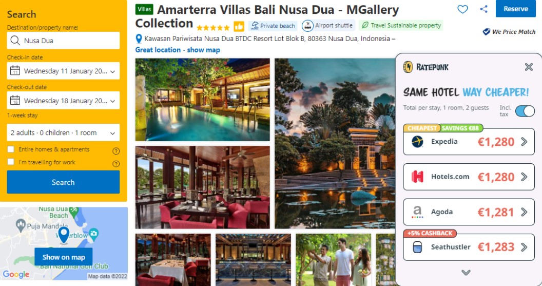bali low season hotel