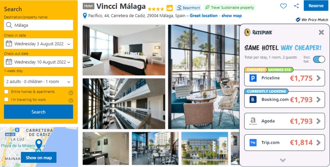 vincci malaga spain
