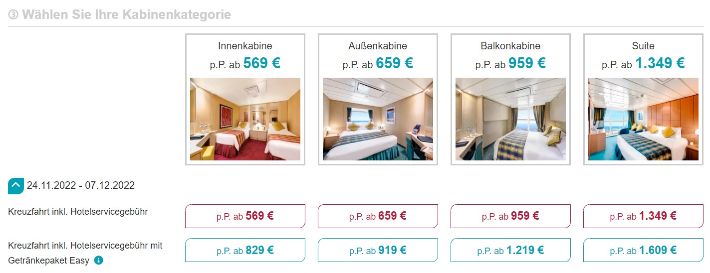 Transatlantic cruise from Barcelona to Rio de Janeiro brazil
