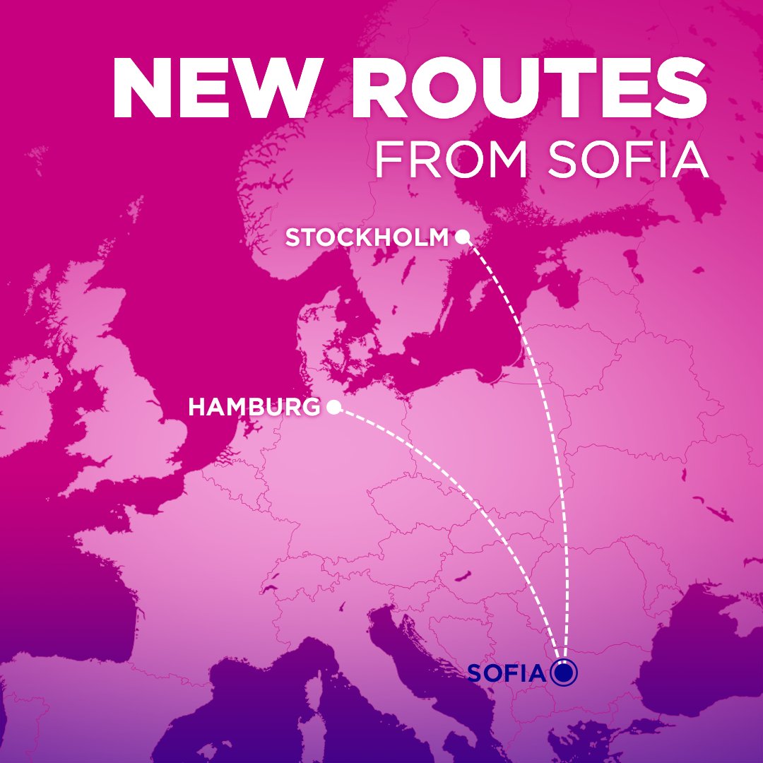 wizzair new routes from sofia bulgaria