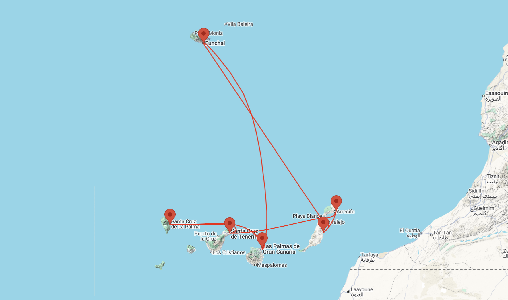 cruise in canary islands from tenerife