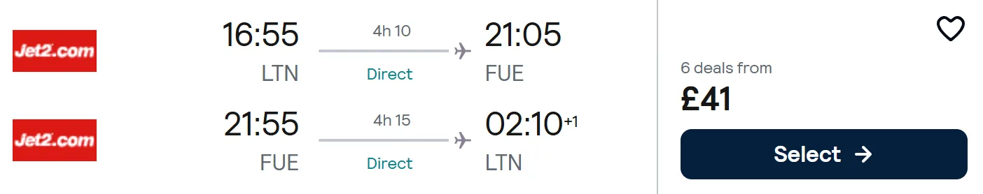 cheap flights london fuerteventura