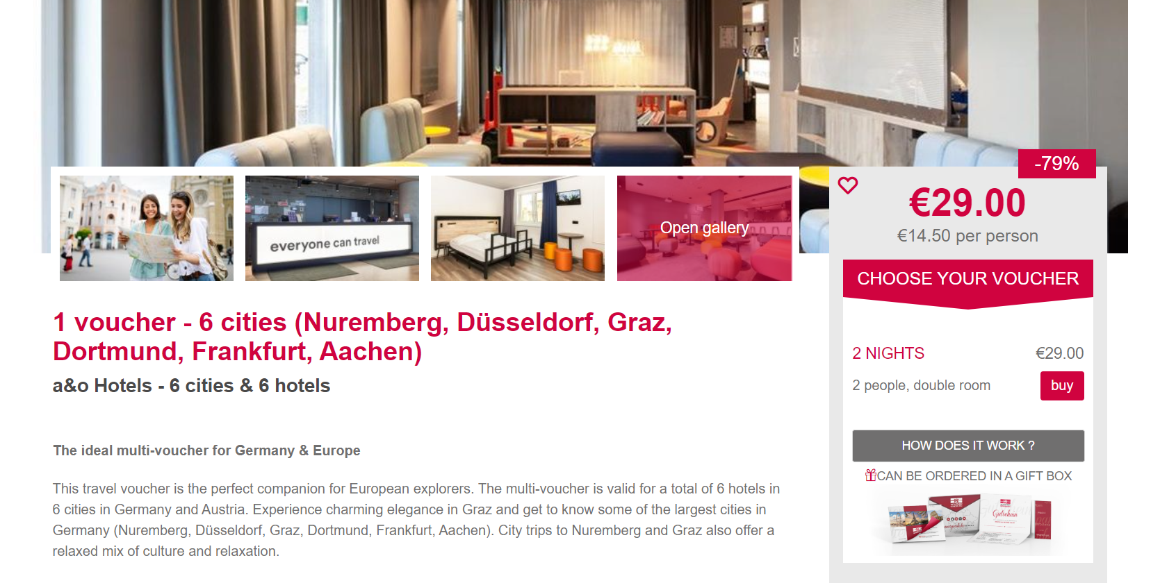 a&o Hotels SALE