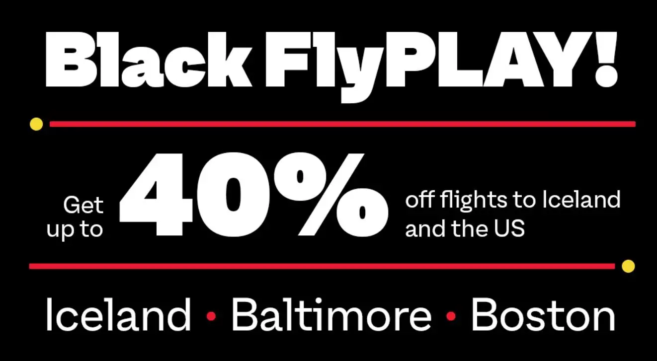 Fly Play Black Friday Sale 2022