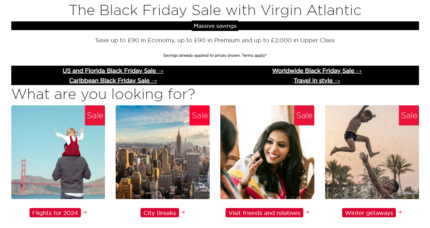 virgin atlantic black friday deals 2023
